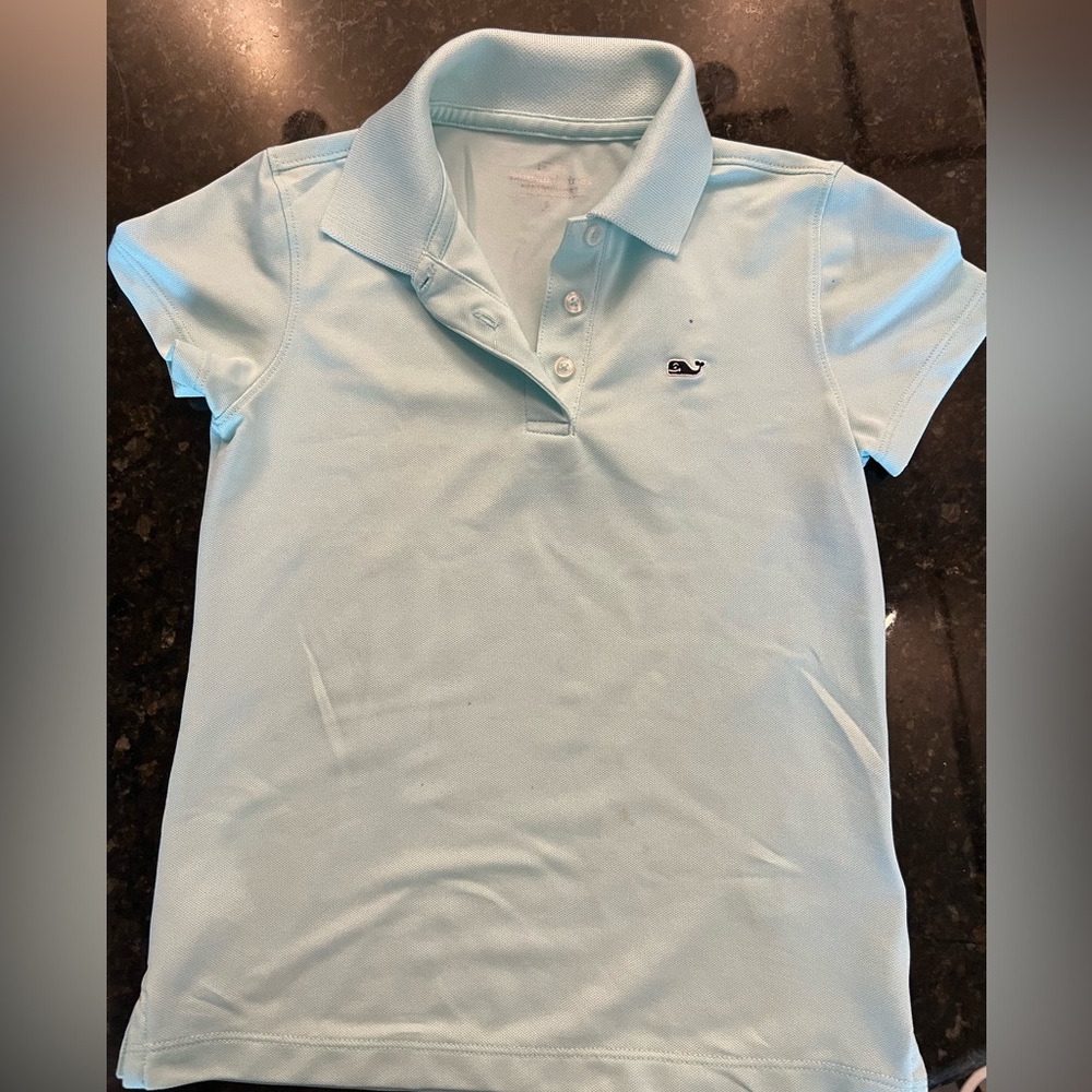 Vineyard Vines performance polo shirt size small girls
